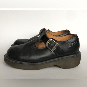 RARE Dr. Marten’s T-Strap Made In England Shoes Mary Janes Chunky US Women’s 7